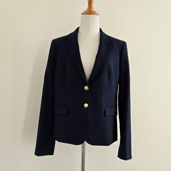 J. Crew Navy Size 12 Women's Blazer - Picture 1 of 5